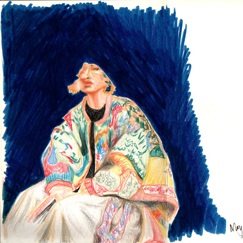 Portrait of a Tibetan Woman smushed