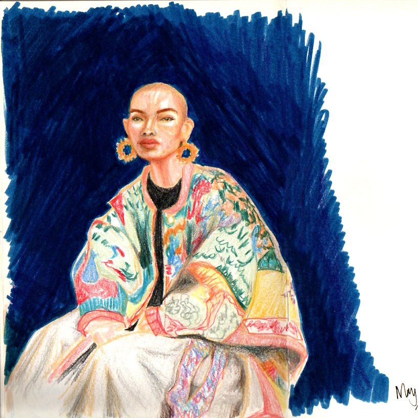 Portrait of a Tibetan Woman by Luv Laney Luv