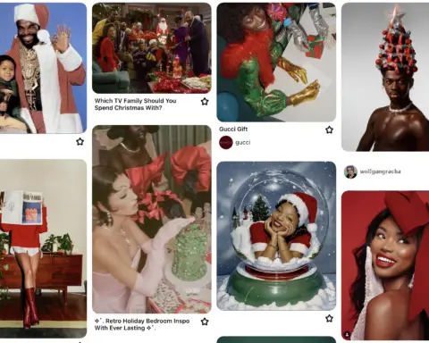 Mood board for December 2024