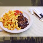 Laney Luv's adventure in London. Day 1 - Steak and chips lunch at the Regency Cafe (with border)