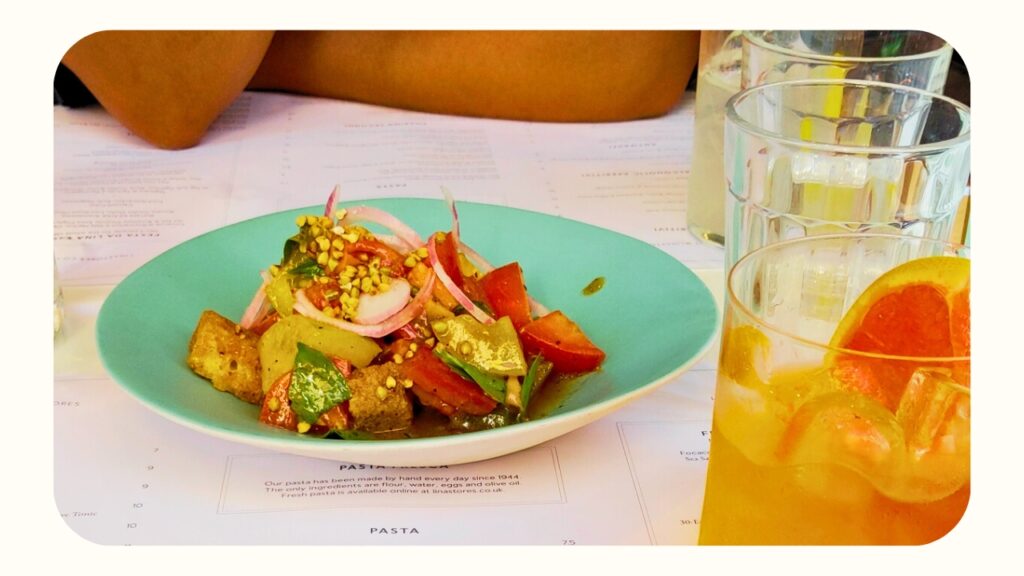 Laney Luv's adventure to London. Day 8 - Marylebone lunch at Lina Stores with old frineds