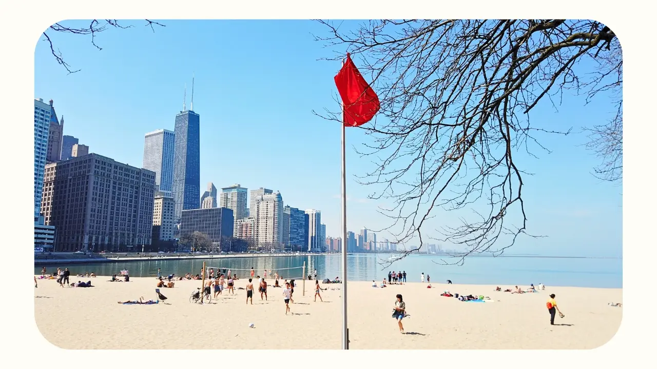 Laney Luv's adventure in Chicago. Day 2- Chicago's Ohio Street Beach