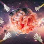 'Wigs in space with Michael Jackson comet gloves' by Luv Laney Luv