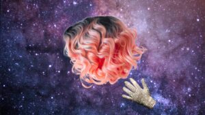 'Wigs in space' by Luv Laney Luv