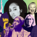 Front Row L-R: Bernadette Banner, Fury Little Peach, Tenicka Boyd, Fran Meneses, Evelyn from the Internets. Back Row L-R: Life Of Lori, Candace Marie, Middle Aged Minx
