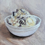 Oil painting of Wolf Paws ice cream by Laney Luv