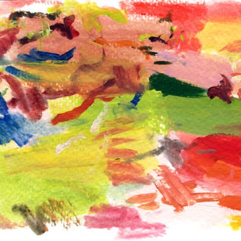 Abstract oil painting done by Luv Laney Luv and the print version will be available for purchase in August 2026.