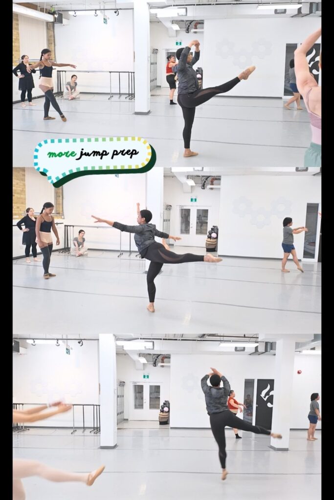 adult ballet - jump preparation