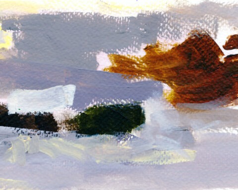 Abstract oil painting by Luv Laney Luv